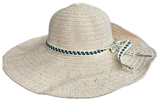 Pink beach sun hat
