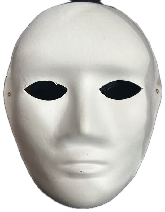 White Cardboard Mask