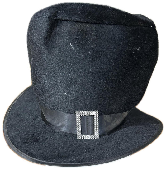 Black Velvet bucket tophat