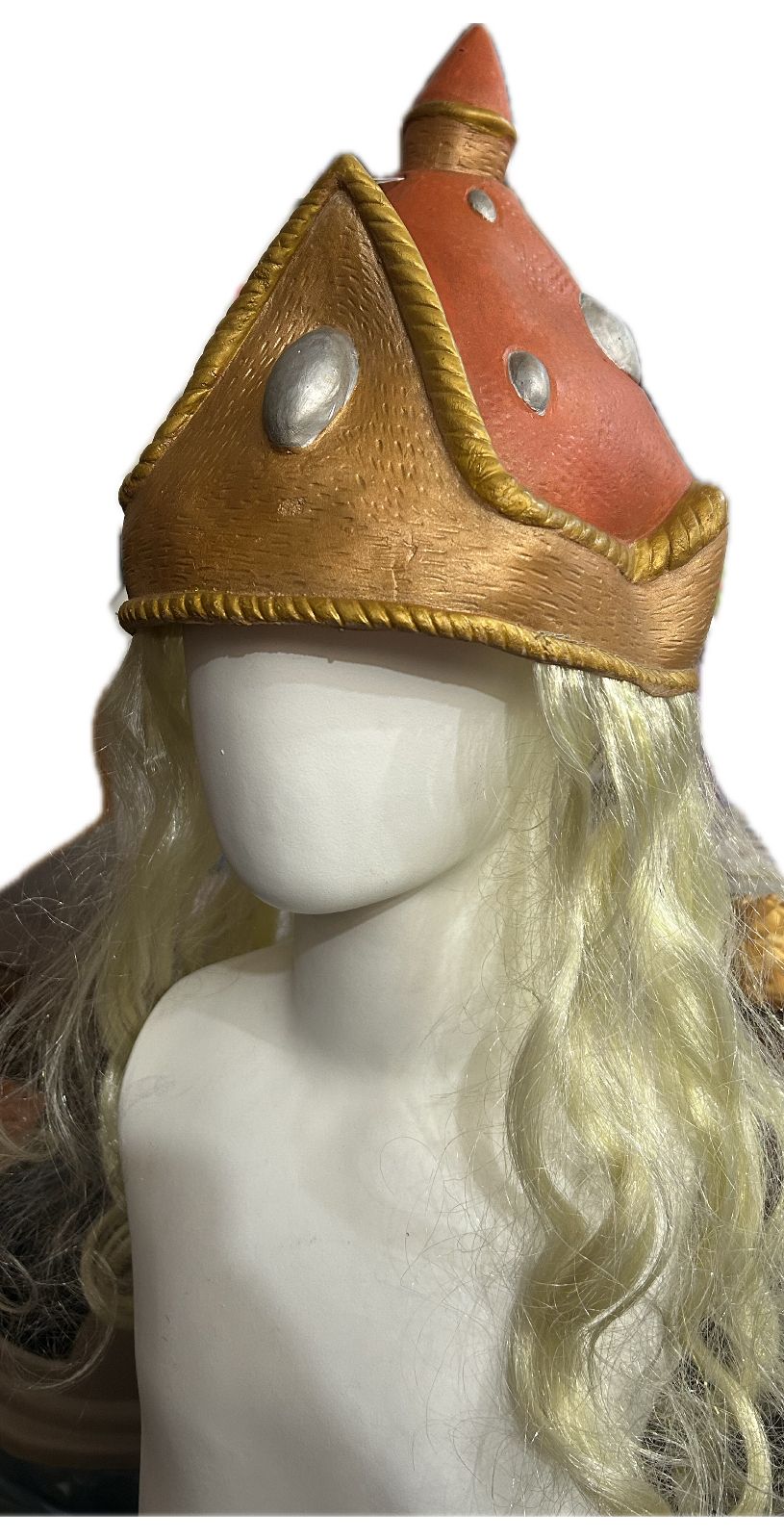 Latex Viking Hat with hair