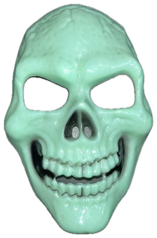 Glow in the dark skull mask