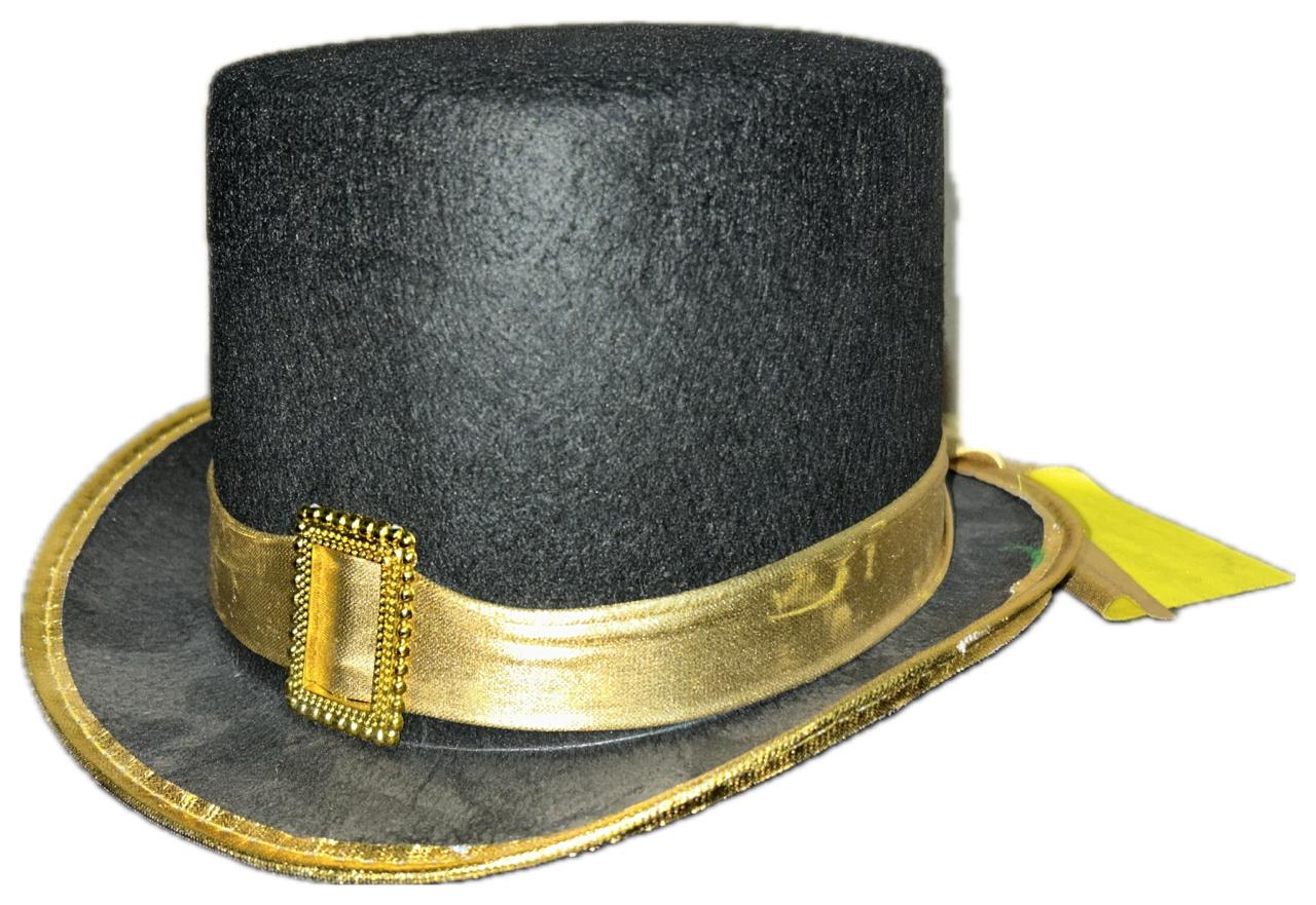 Black & Gold Top hat
