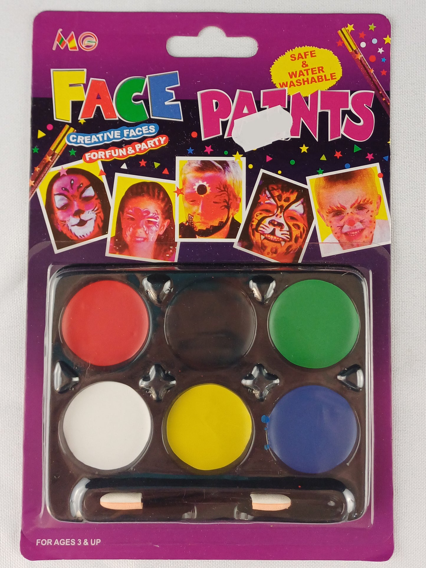 Face Paint - 6 Colour Set