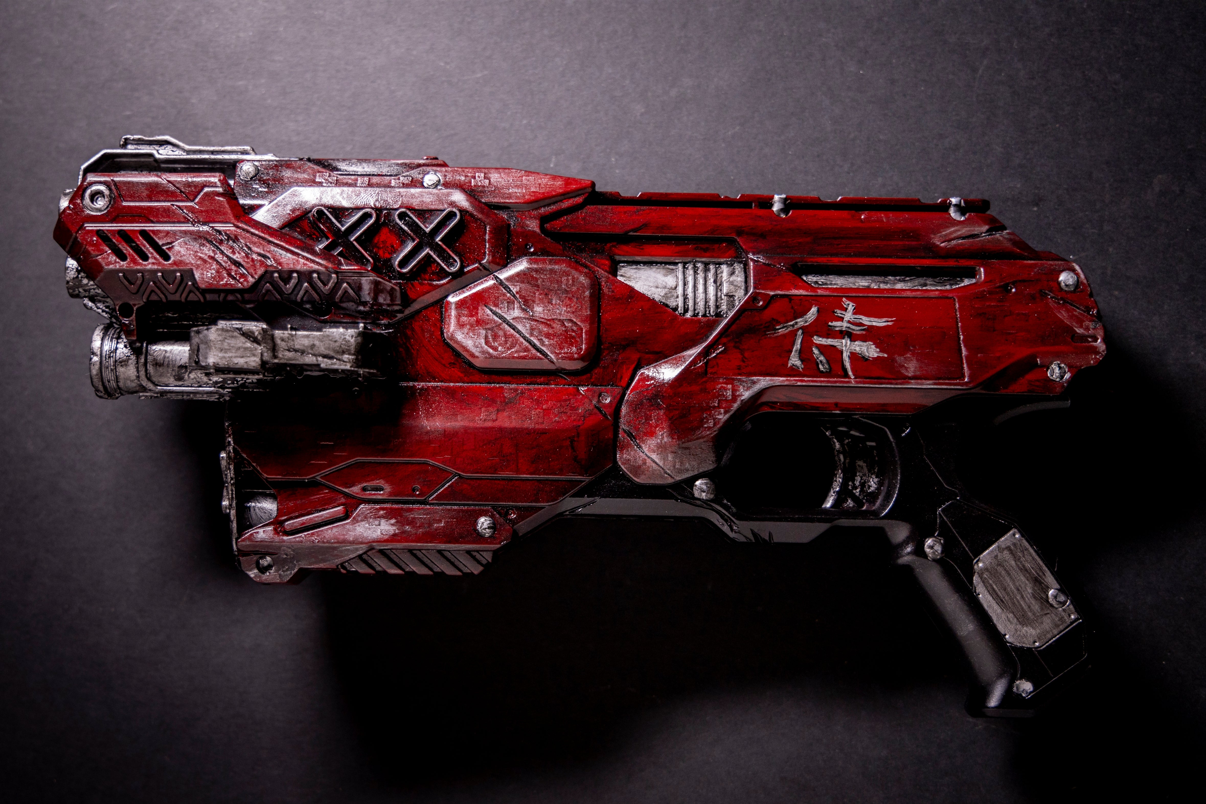 Stoompomp Stoompomp Battle Scar MK 12 - Film Industry & Cosplay Prop Gun ...