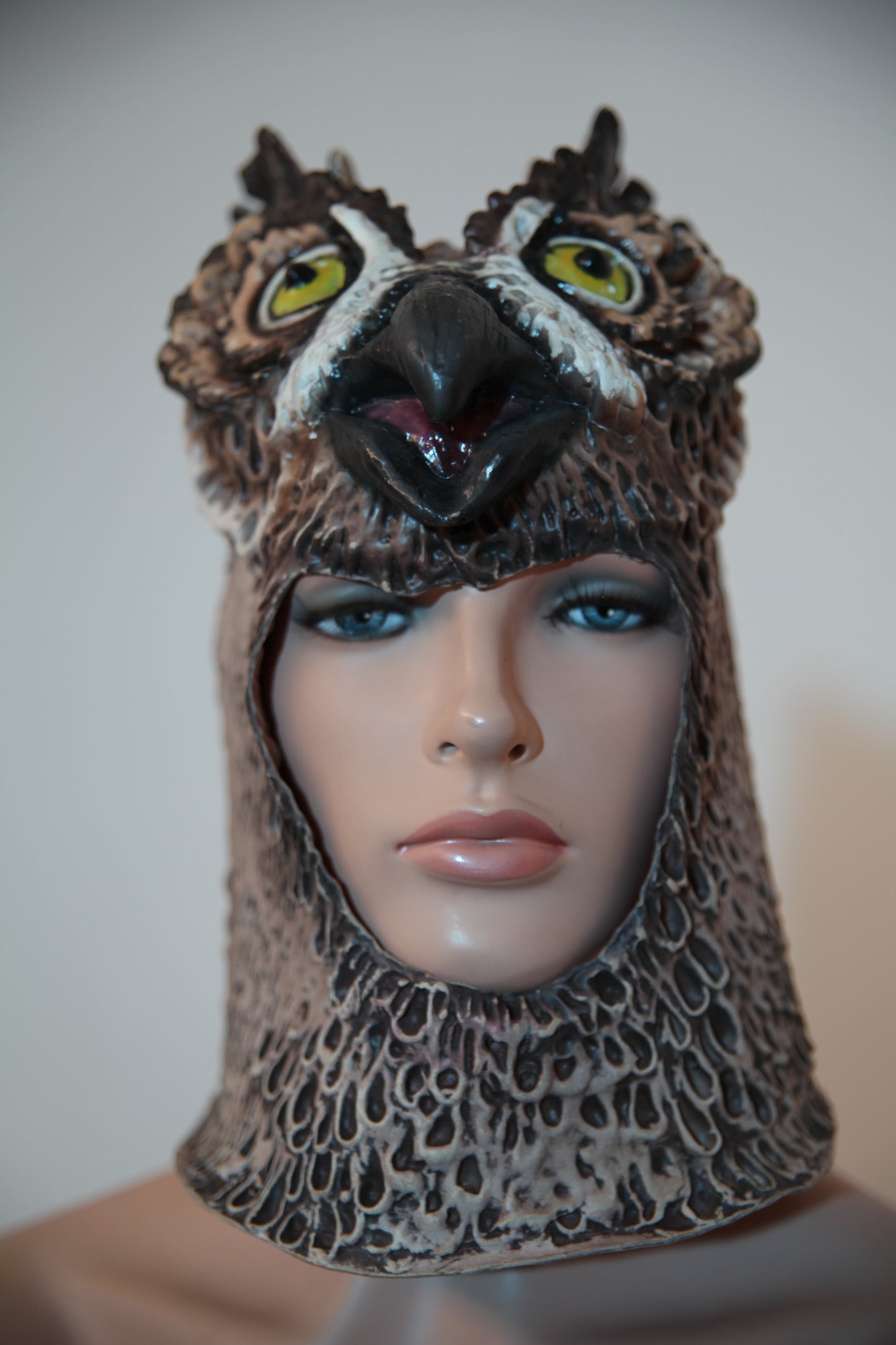 Kids Animal Latex Face Mask - Owl C134R