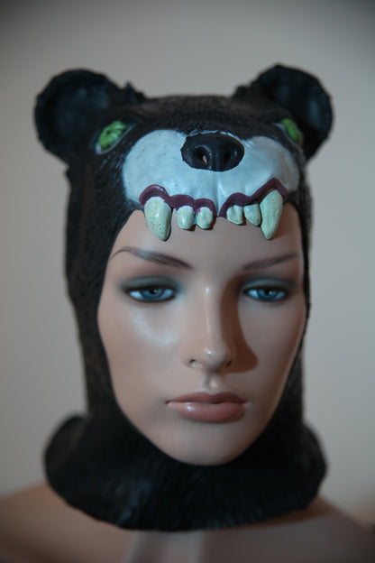 Kids Animal Latex Face Mask - Puma (C134B)