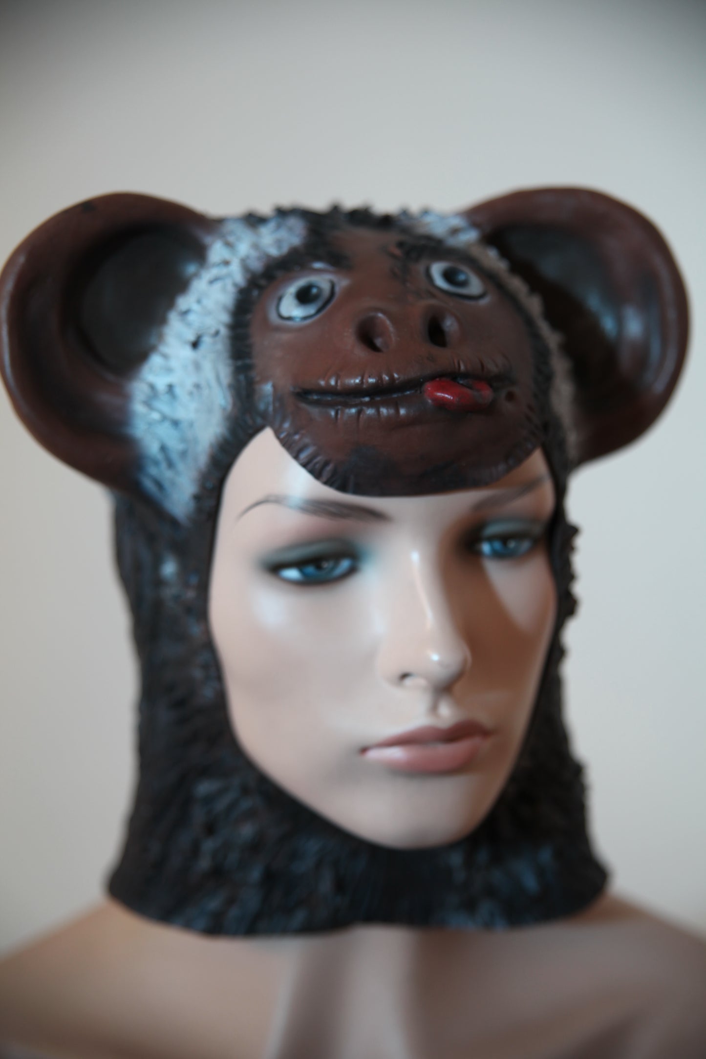 Kids Animal Latex Face Mask - Bush Baby Monkey (C134K)