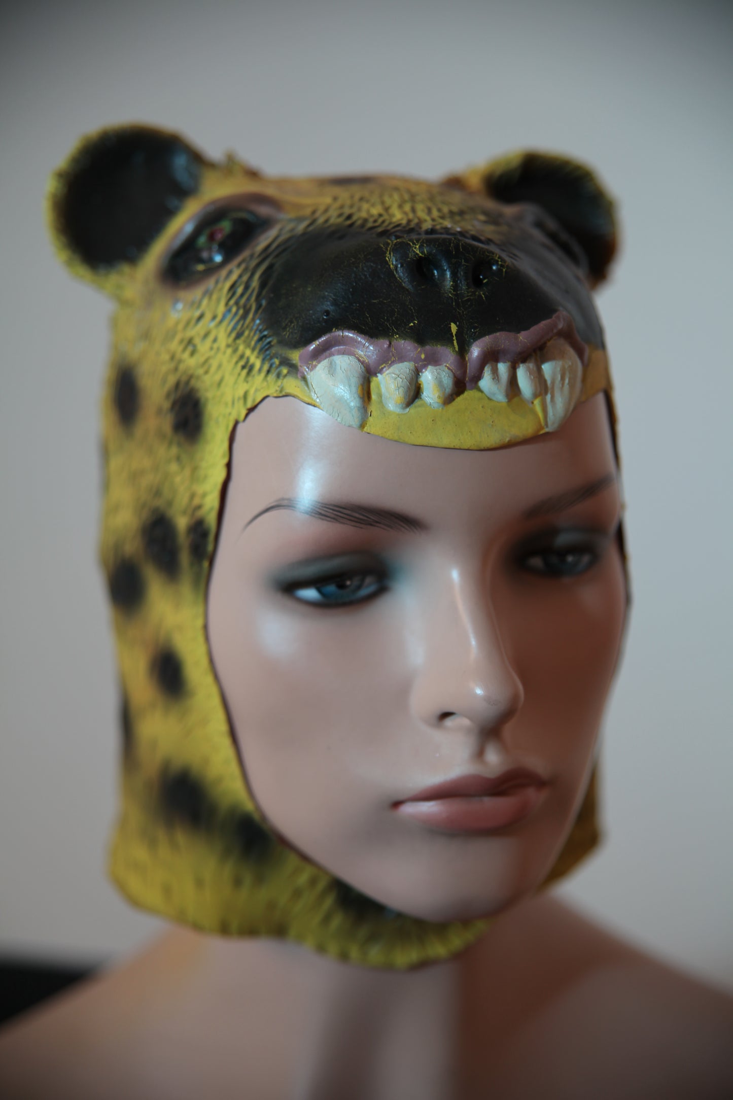 Kids Animal Latex Face Mask - Leopard C134