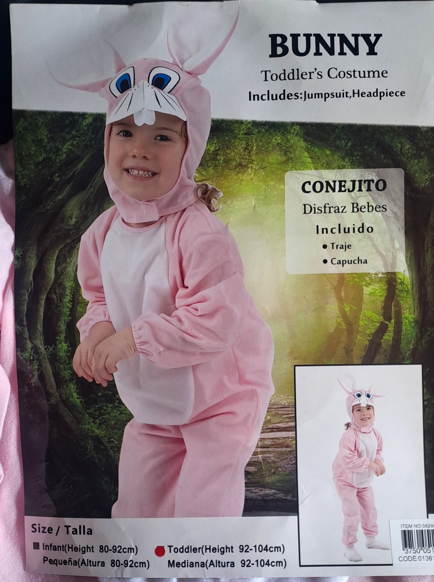 Bunny Kids Costume - Pink