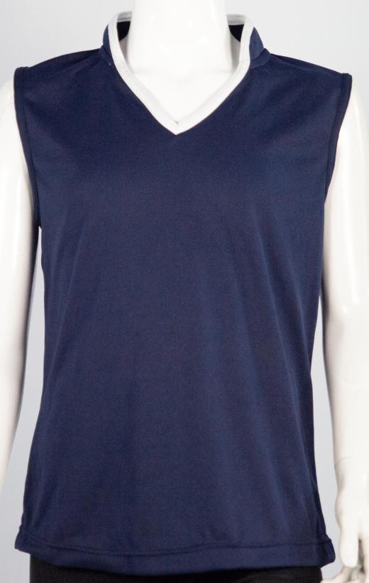 SPORTS TOP WITH COLLAR DETAIL - SKU: 124A