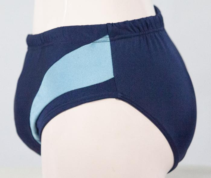 BOYS SCHOOL SWIMSUIT WITH INSETS - SKU: 140A
