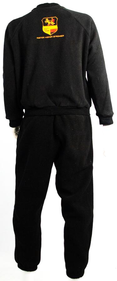 FLEECE TRACKSUIT WITH RIBTRIM TOP - SKU: 150