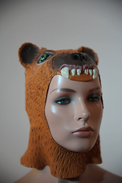 Kids Animal Latex Face Mask - Lioness C134