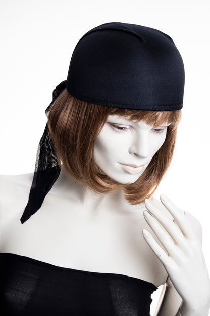 Black Bandanna Hat