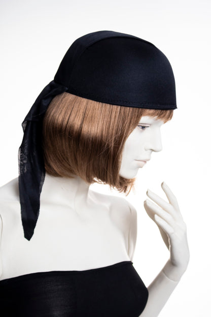Black Bandanna Hat