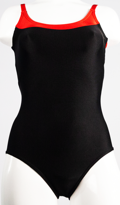 BRA STRAP FRONT TOP DETAIL WITH INTERCROSS BACK LEOTARD - SKU: 208