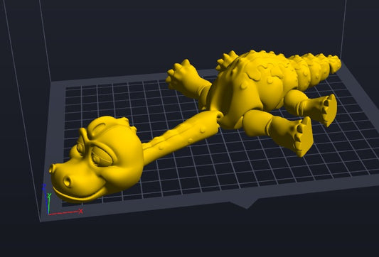 3D Printed Dinosaur - Brontosaurus