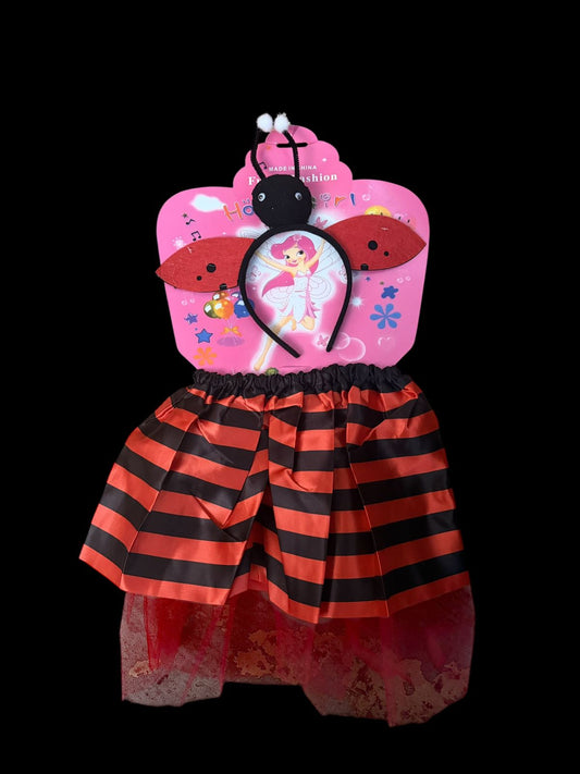 Kiddies Ladybug Tutu & Aliceband