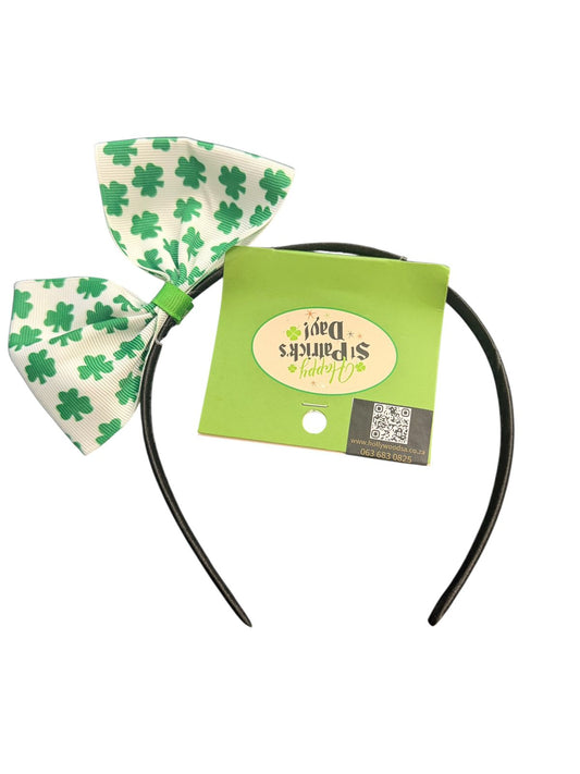 St Paddy Small bowtie aliceband