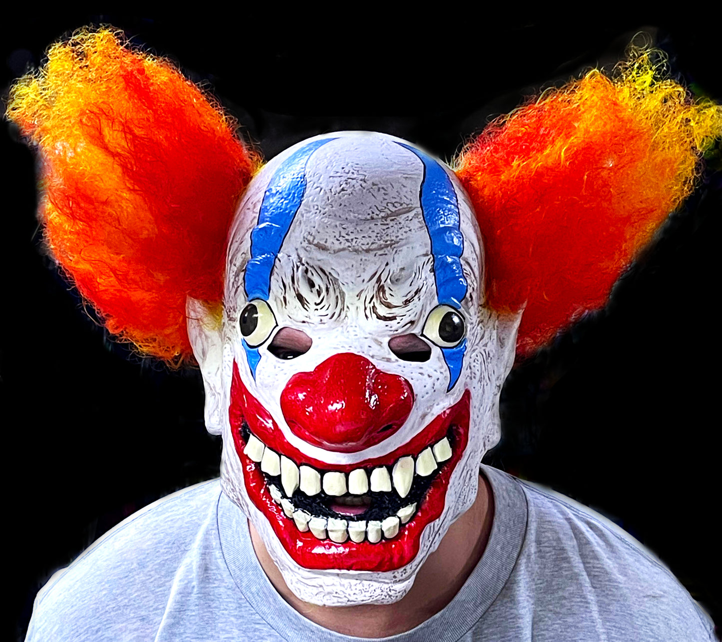 Crazy Clown Latex Mask