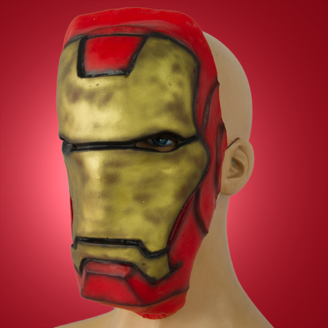 Iron Superhero Latex Mask