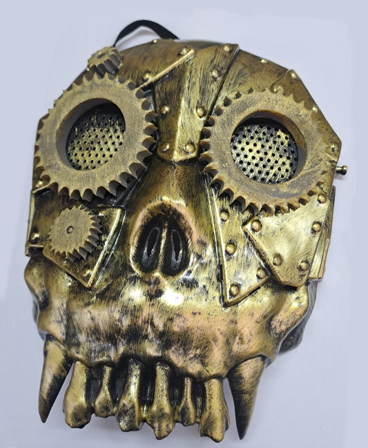 Plastic Steampunk Skull Mask
