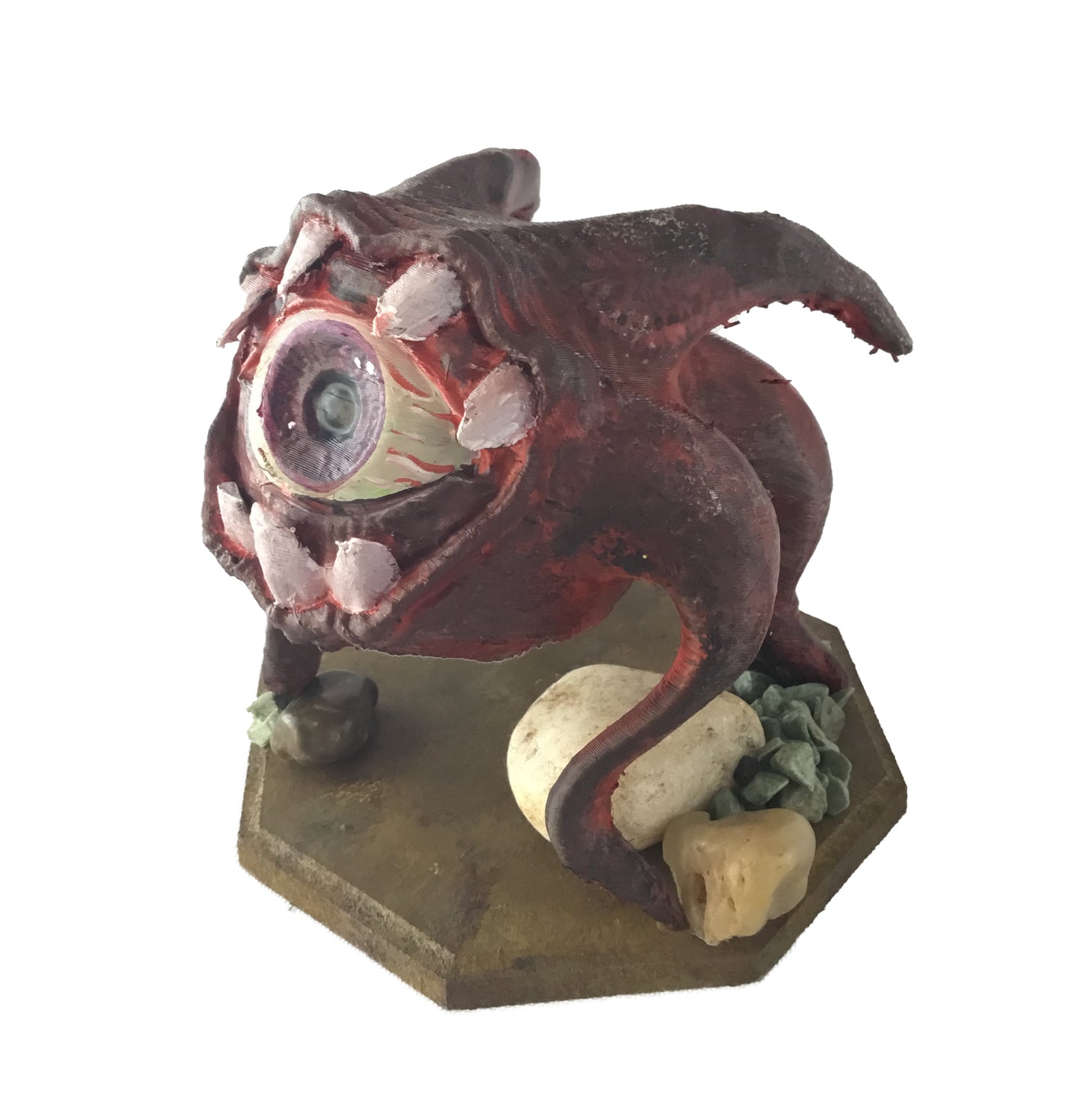3D Printed Eyeball Monster - Painted