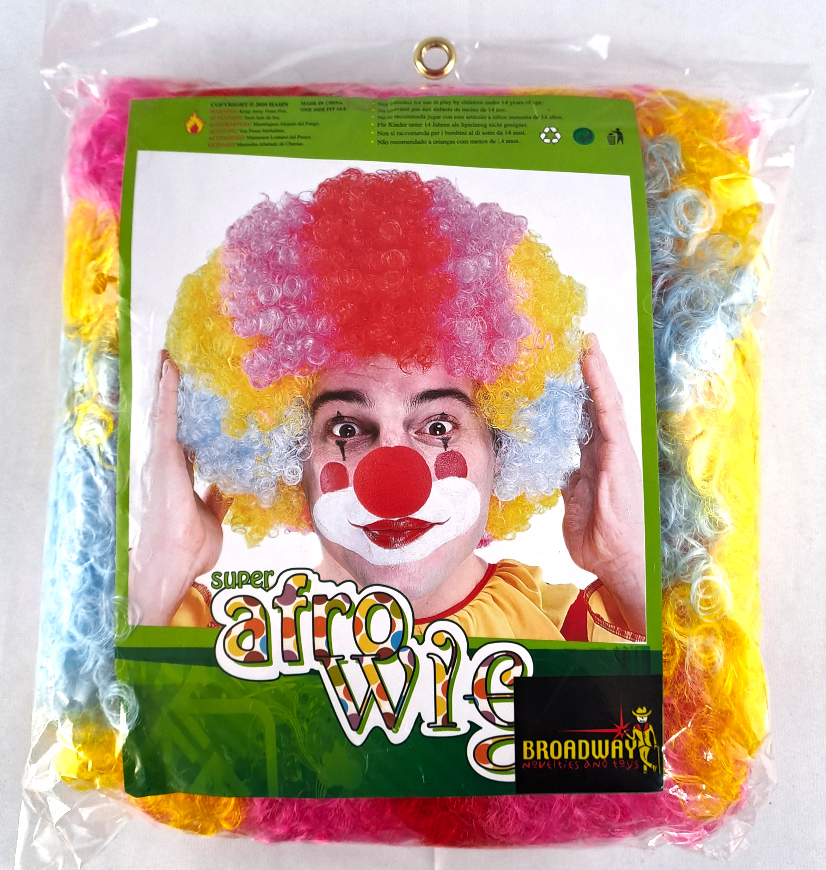 Super Afro Wig Colourful