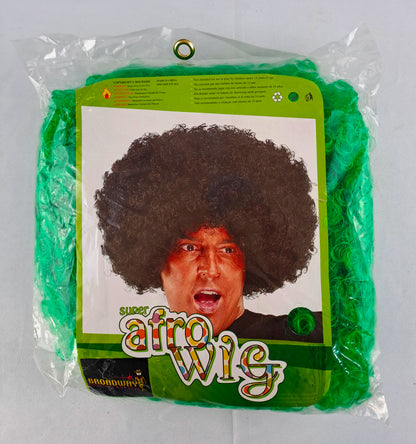 Super Afro Wig - Green