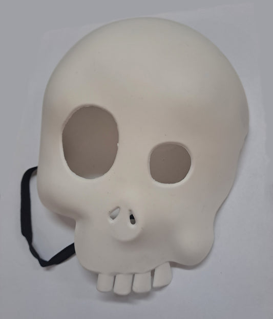 Plastic White Skull Mask