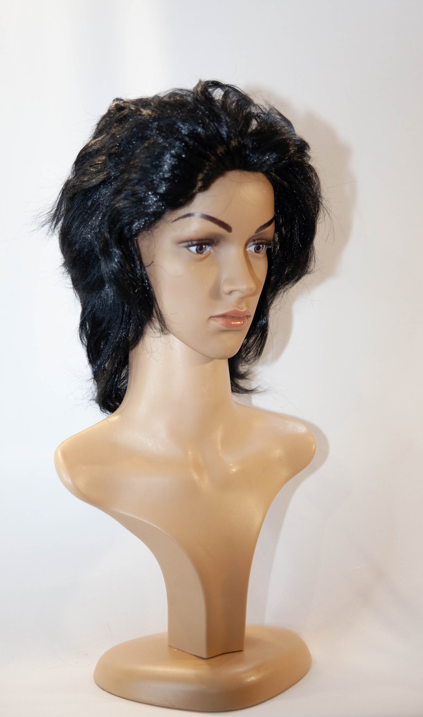 Short 80s Black Ladies Wig