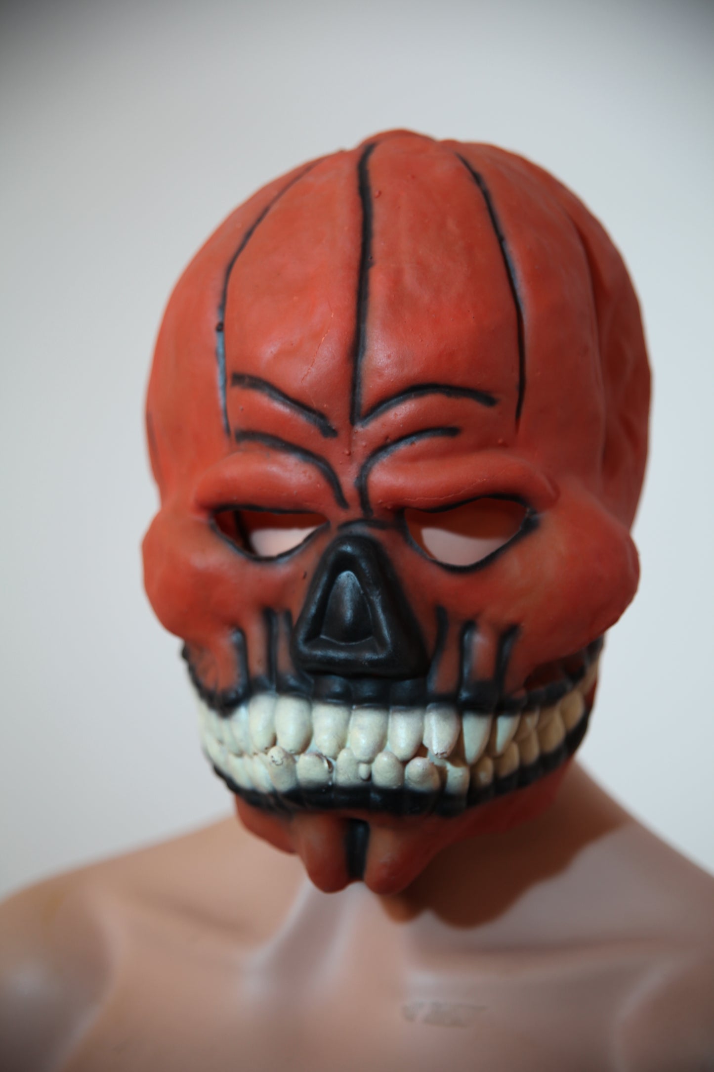 Pumpkin Head Latex Mask (C94)