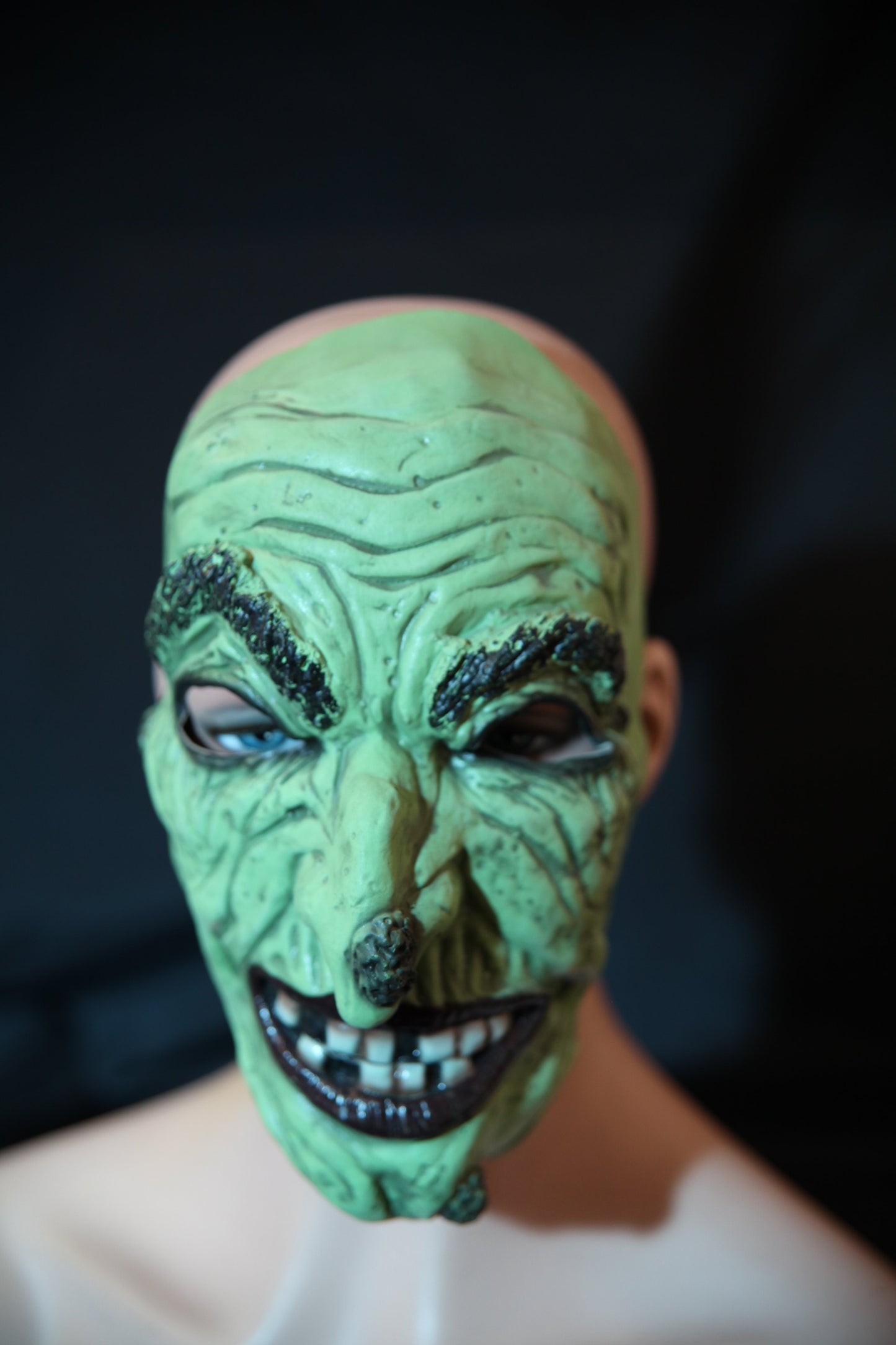Witch Green Mask Latex Mask (C32)