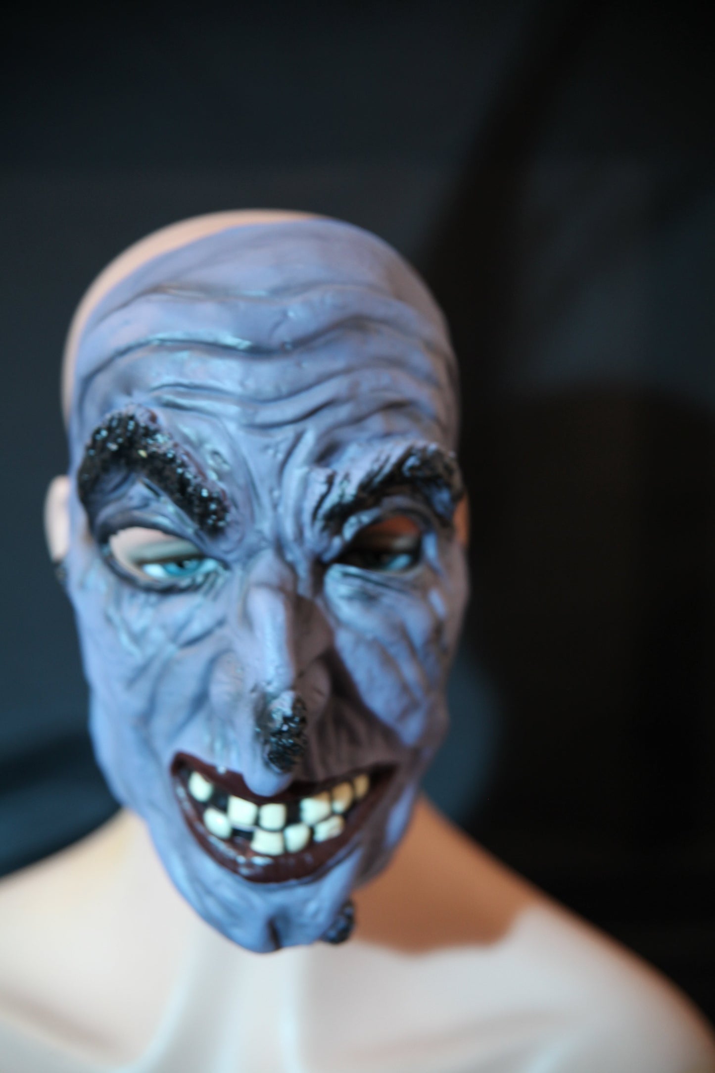 Witch Blue Latex Mask (C28)
