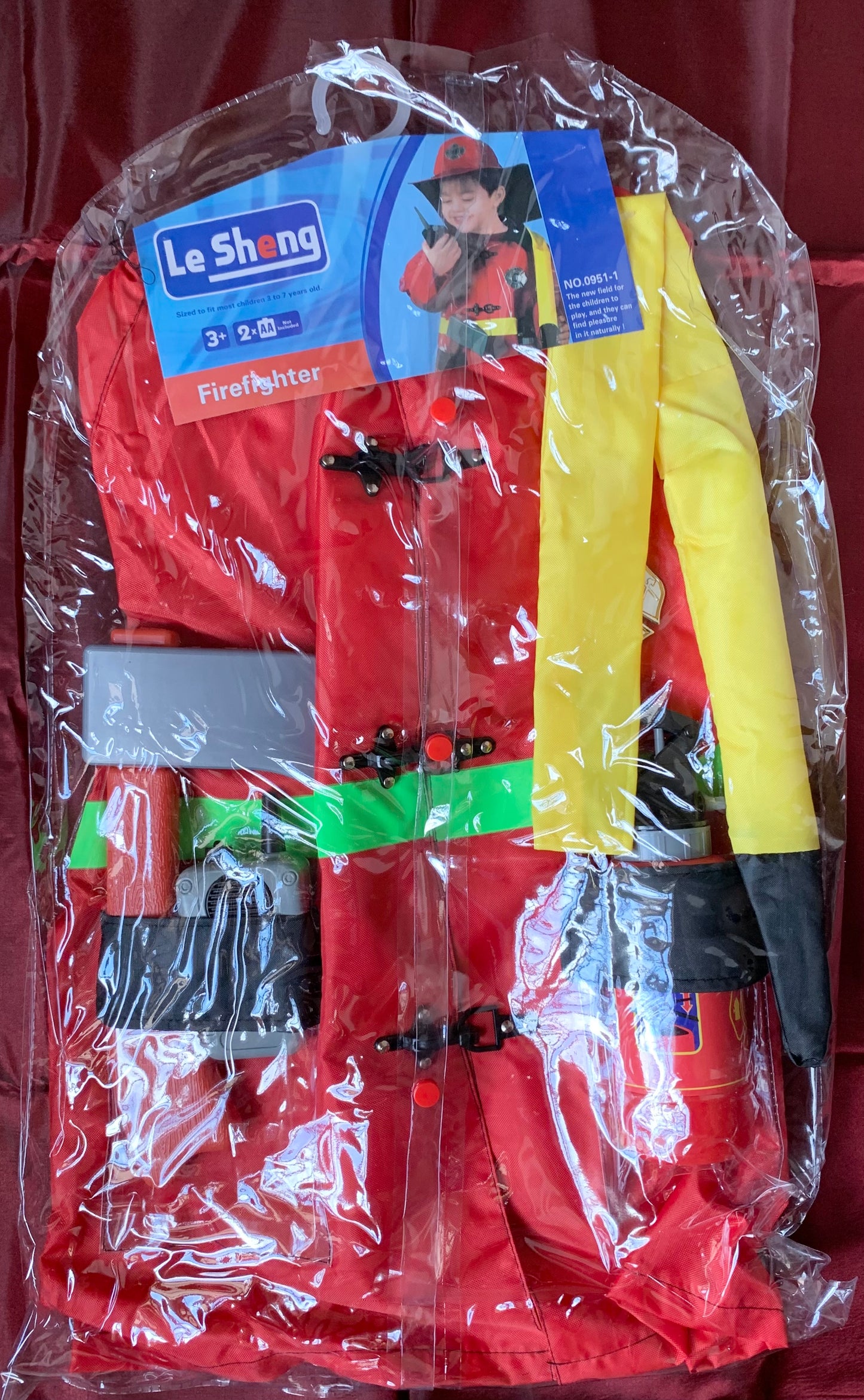 Kiddies Instant Firefighter Costume