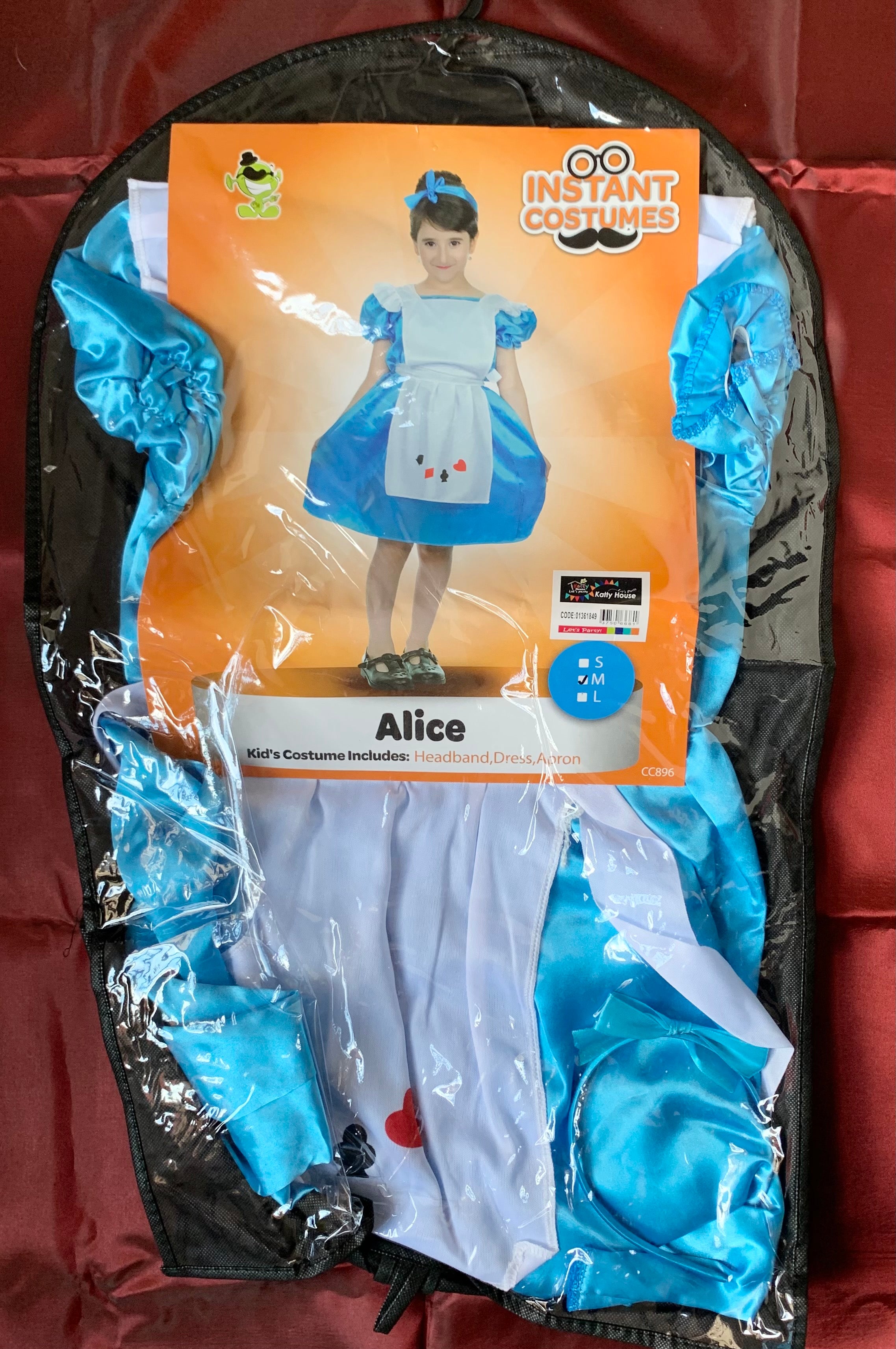 Kiddies Alice In Fantasyland Instant Costume – Hollywood Costumes ...