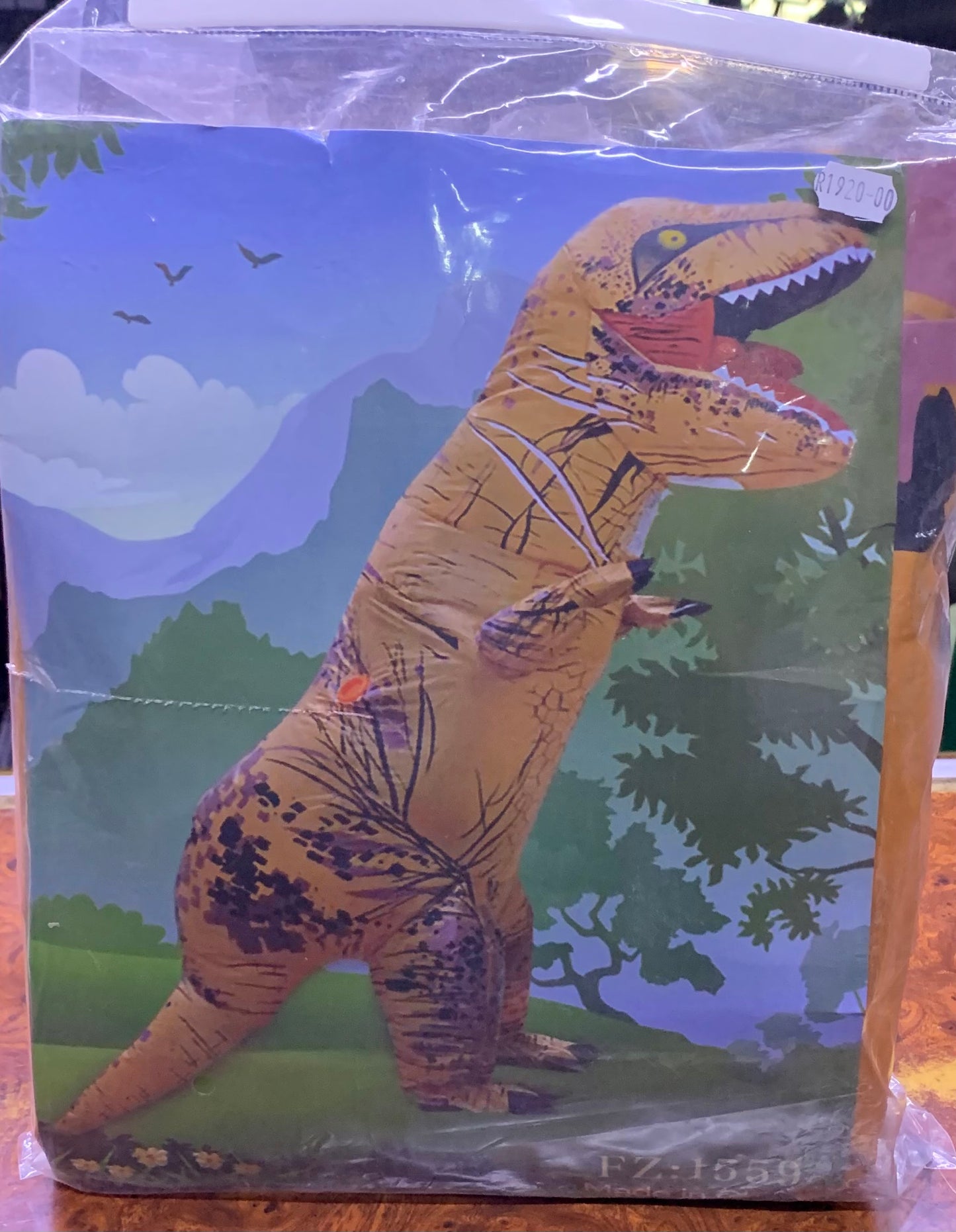 Inflatable T-Rex Dinosaur Costume - Adults