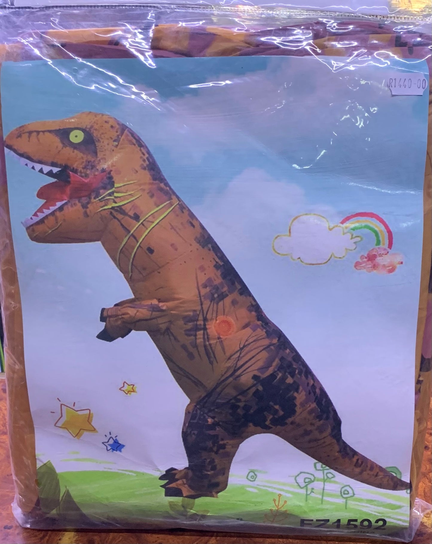 Inflatable T-Rex Dinosaur Costume - Kiddies