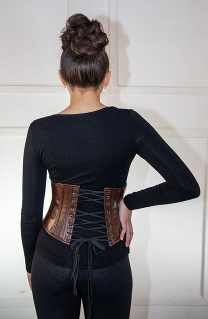 Corset - Brown with Belts