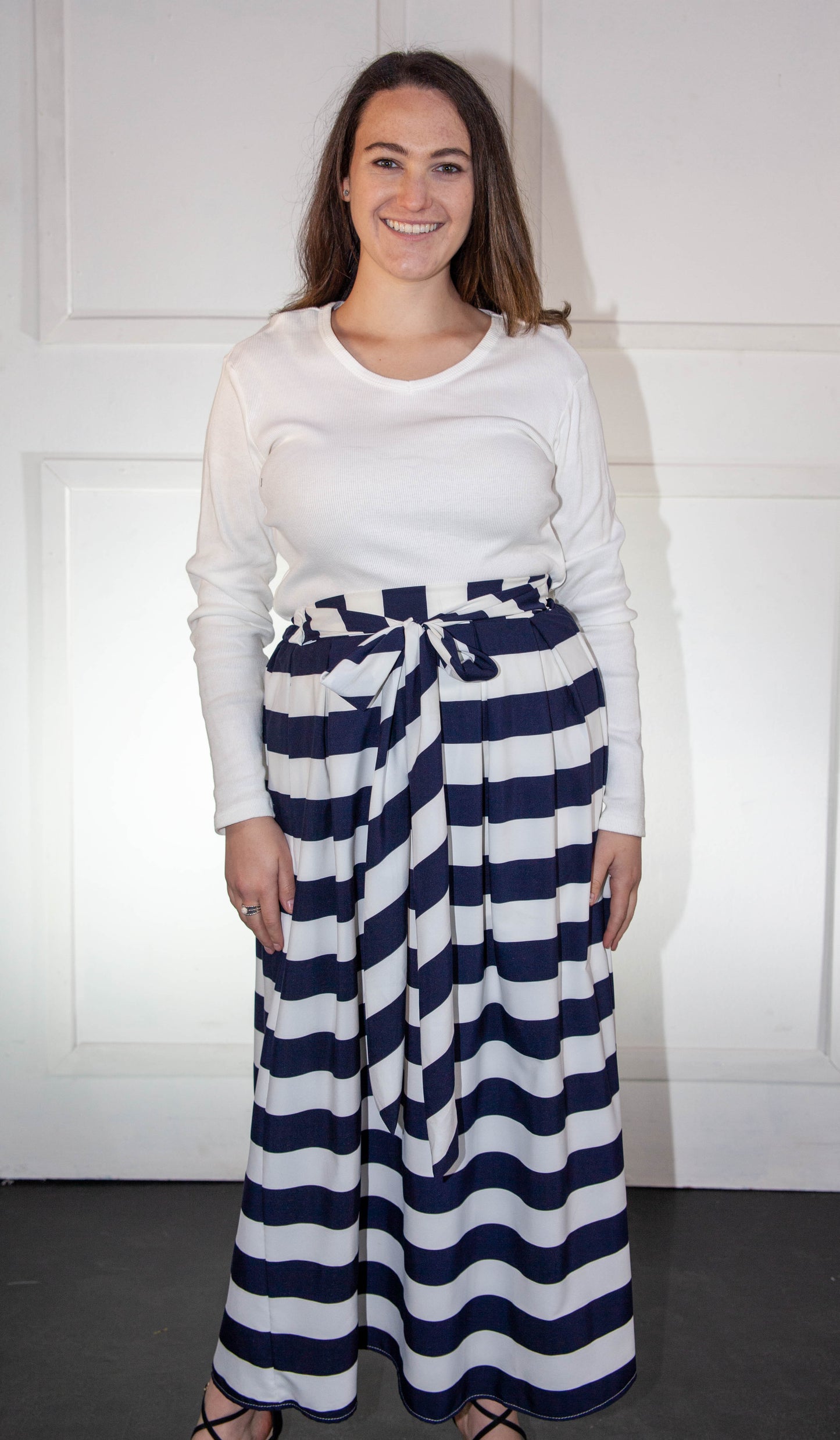 Skirt - Blue and White