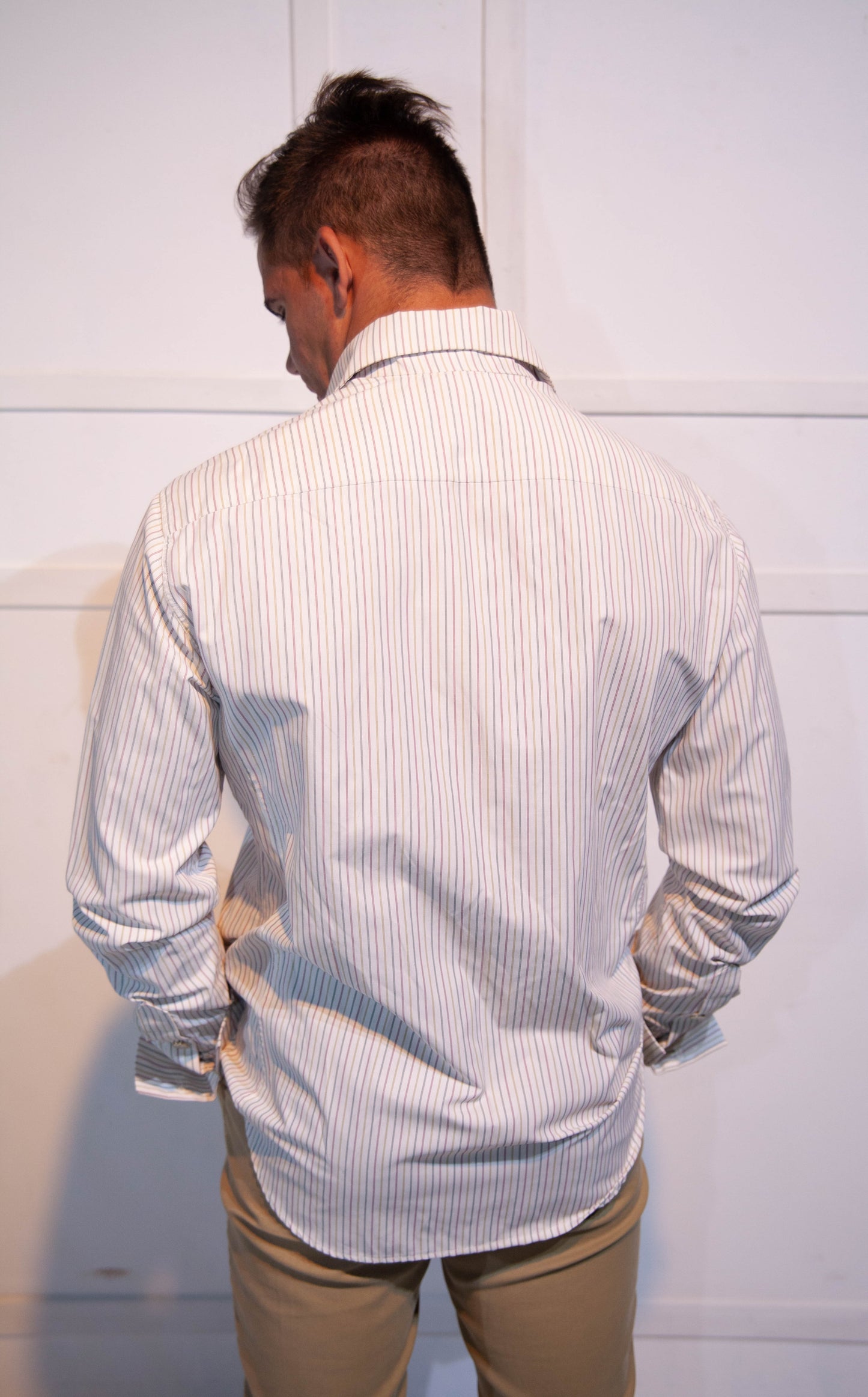 Mens Formal Shirt - Stoompomp White