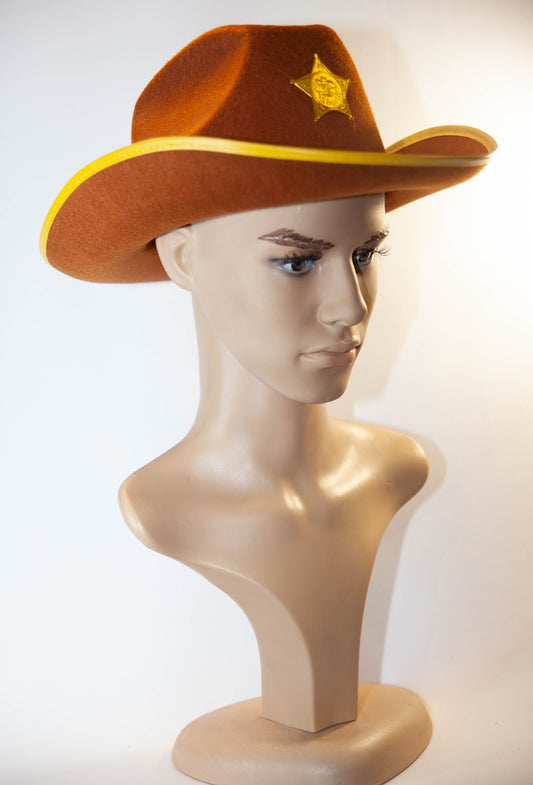 Brown Sheriff Cowboy Hat