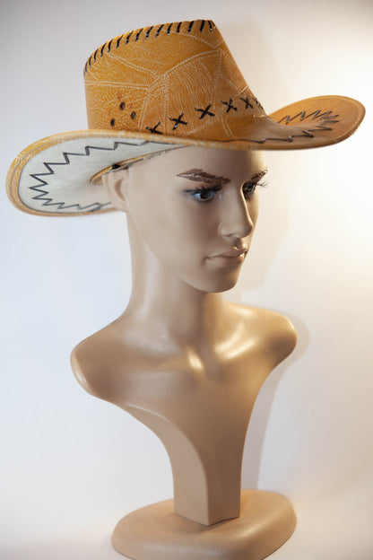 Leather Cowboy Hat