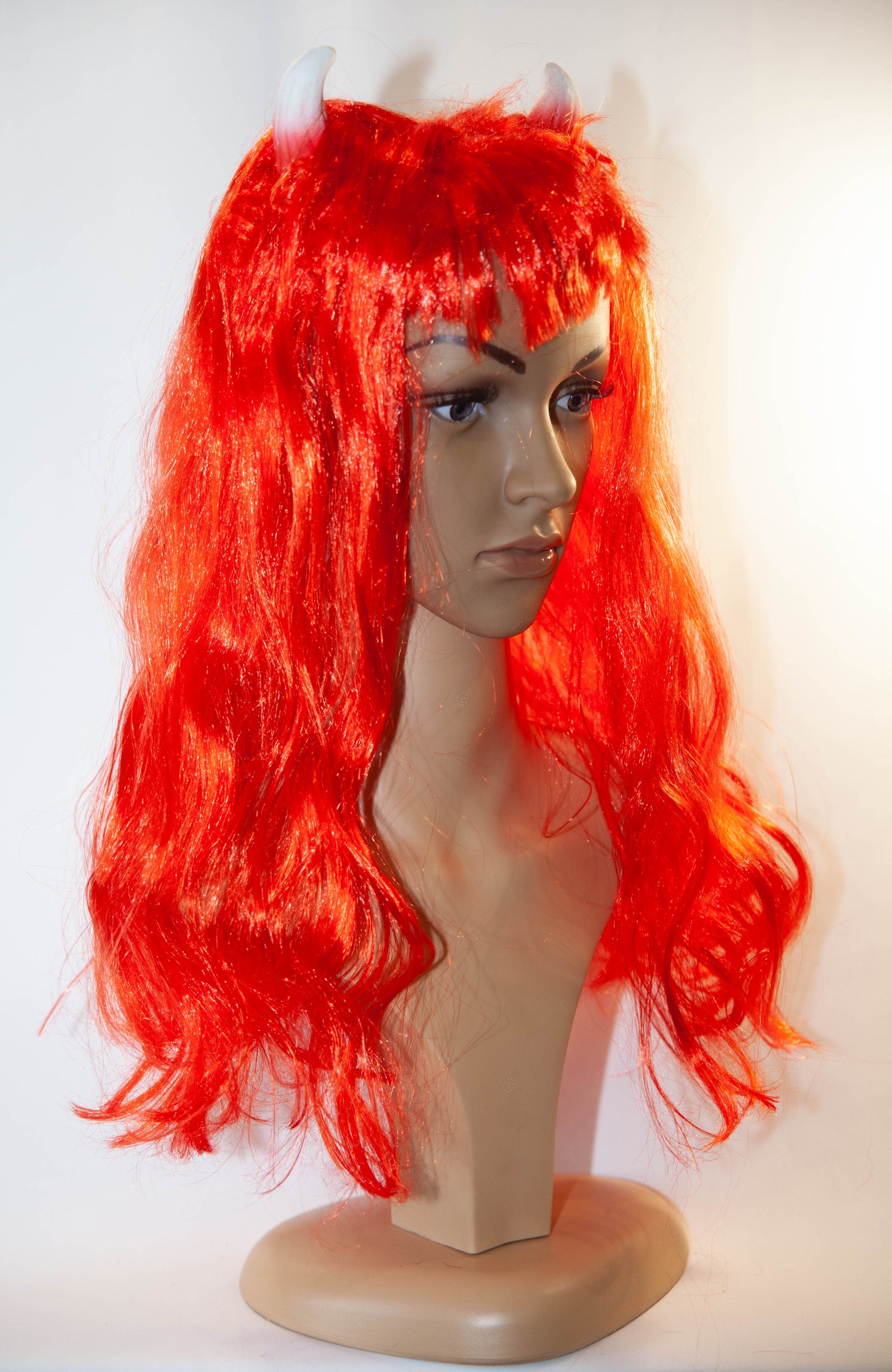 She-Devil Wig with Horns