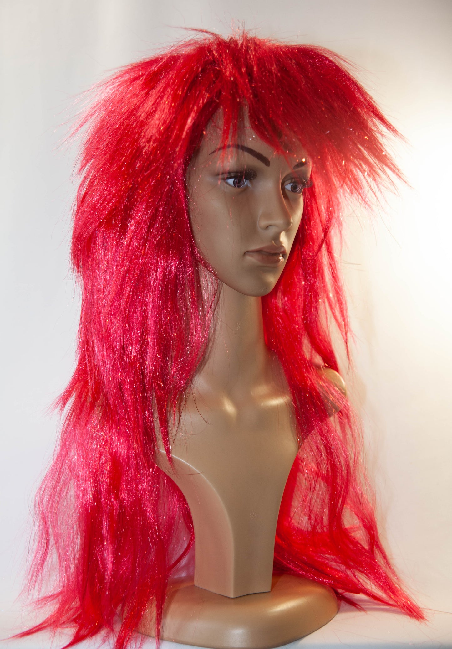 Neon Pink Punk Wig