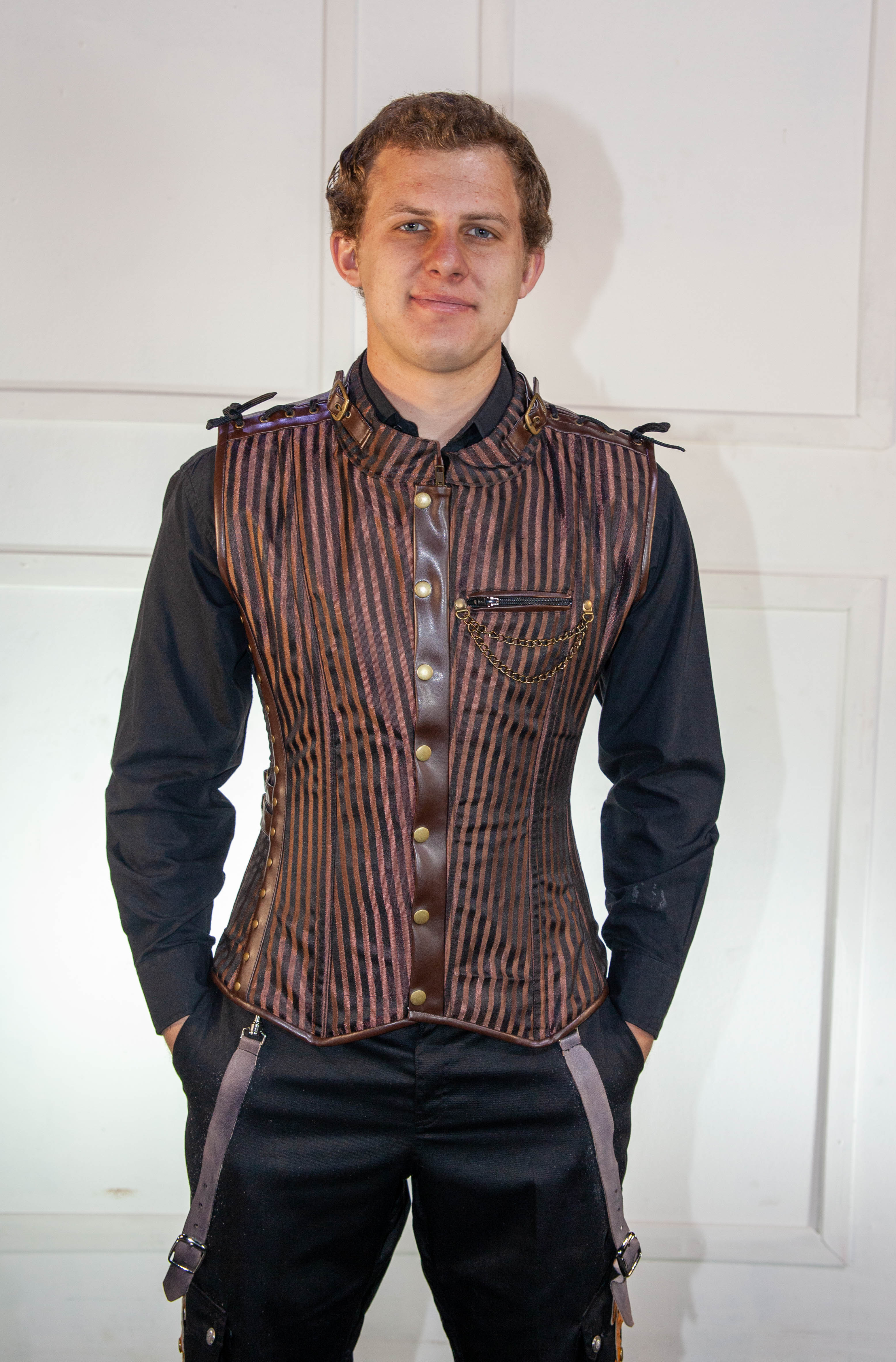 Mens hot sale corset waistcoat