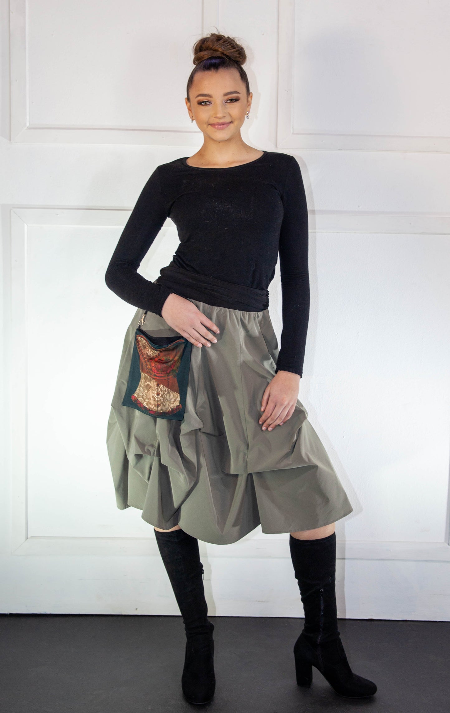 Light Grey Bubble Skirt