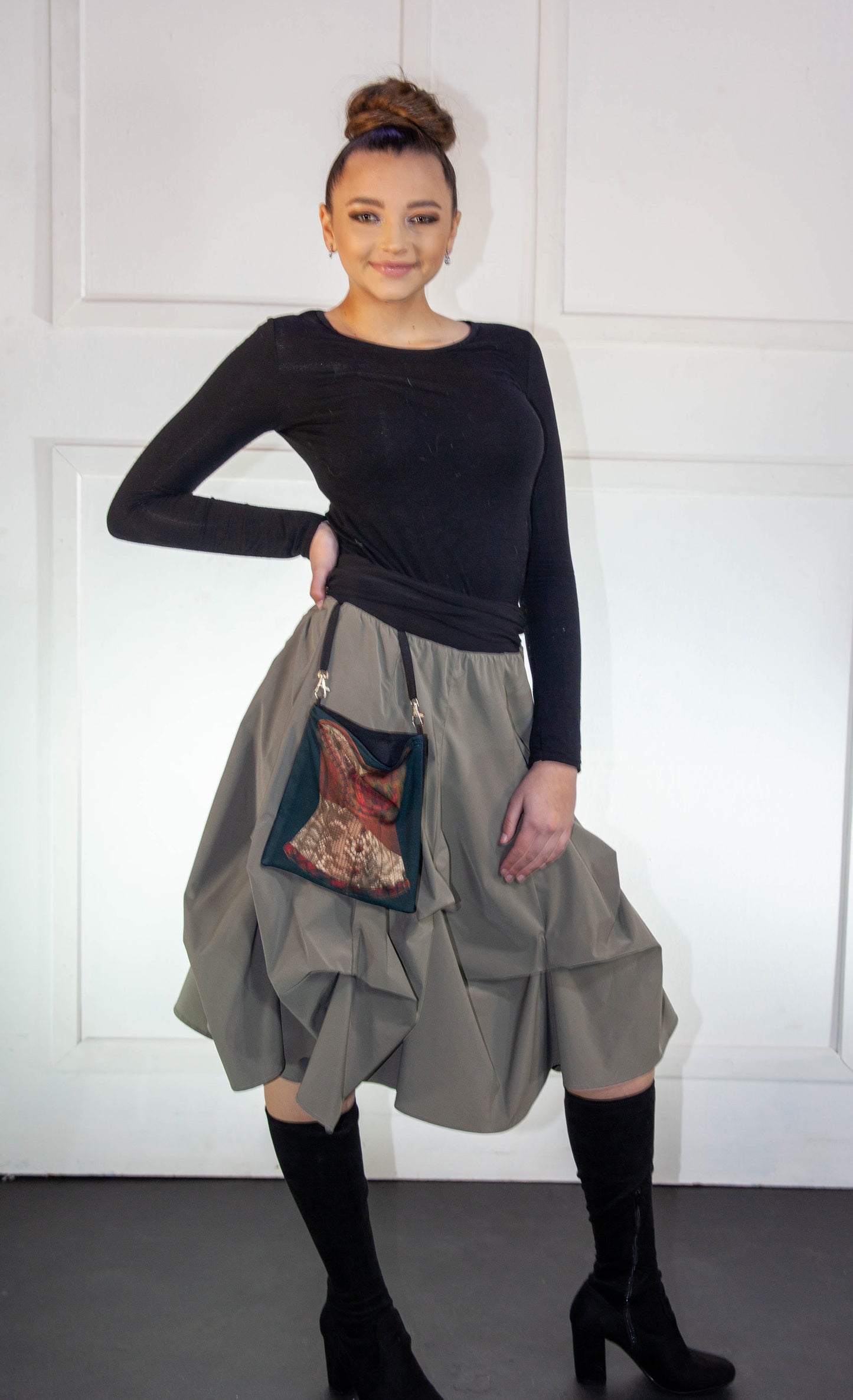 Light Grey Bubble Skirt