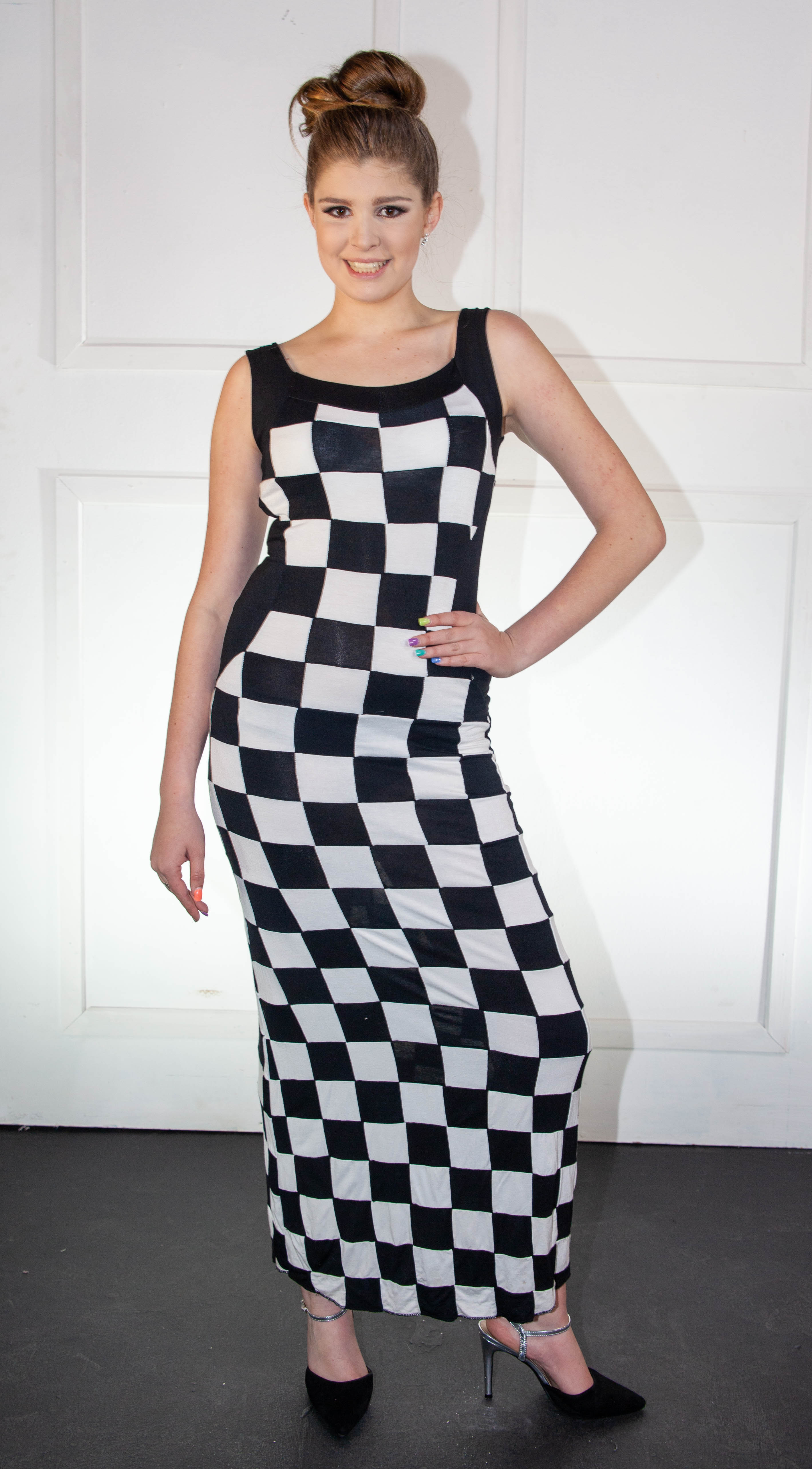 Checkered hotsell summer dress