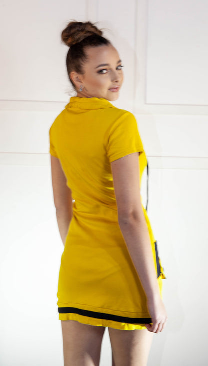 Summer Dress - Short Yellow